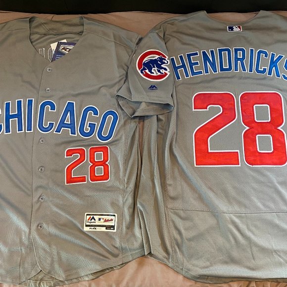 Majestic Flex Base CHICAGO CUBS KYLE HENDRICKS Men's JERSEY Sz 40,44 or 48  New - Picture 6 of 6